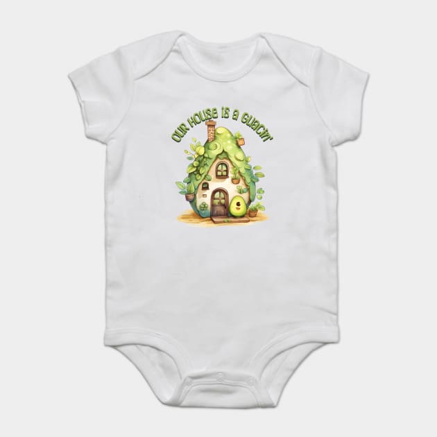 Our House is A-Guacin' Baby Bodysuit by Luxinda